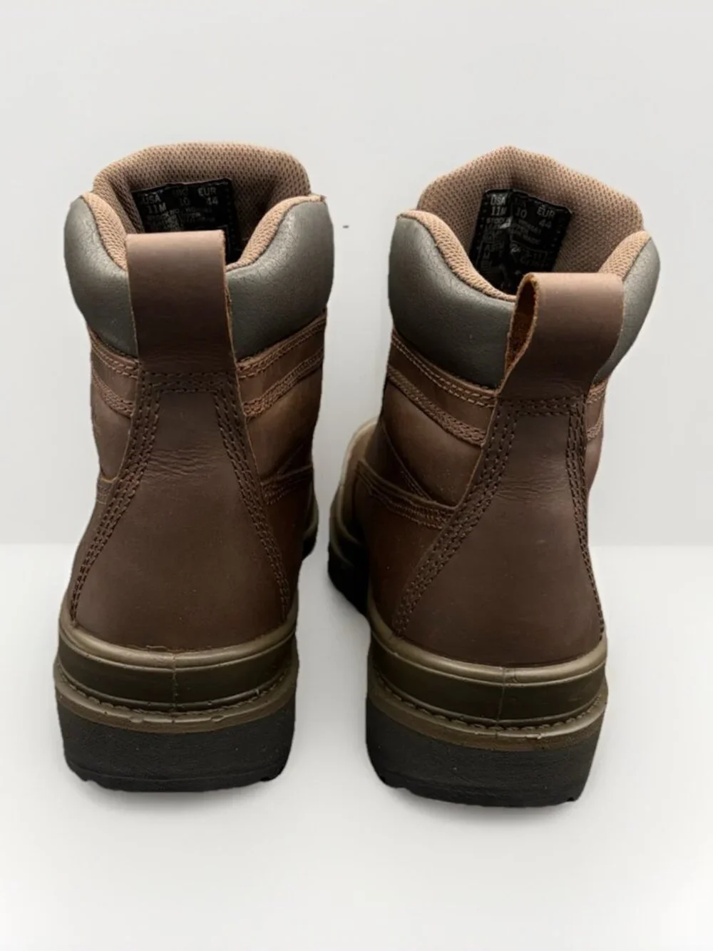 Wolverine Men's Brown Slip & Oil Resistant Steel Toe 6”Leather Boots Size 11